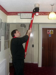 Испытание датчика на задымление