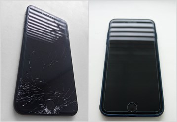 Переклейка стекла экрана в iSave iPhone 7 Plus Black