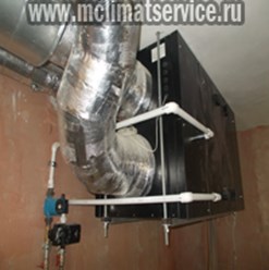 Вентиляционная установка в коттедже, установленная. М-Климат Сервис http://mclimatservice.ru/