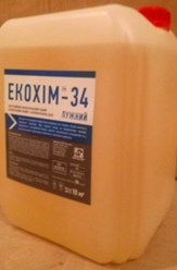 Низкощелочное пенное моющее средство для мытья любых поверхностей и оборудования с антимикробным действием Экохим 34, 10кг, 375 грн