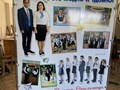 Стенды на каркасе из хромированных труб