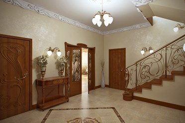 интерьер дома шпон вишни