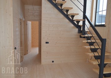 Барнхаус 6х10,5 м в КП Маньково Сергиево-Посадский р-н, под ключ с коммуникациями