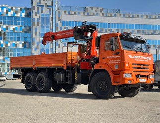 Кран-манипулятор вездеход г/п стрелы 7 тонн