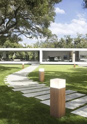 Честер. Садовый светильник столбик светодиодный.