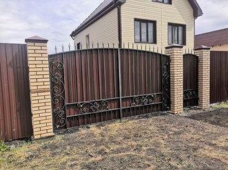 Кованые ворота "Март" от 29900р