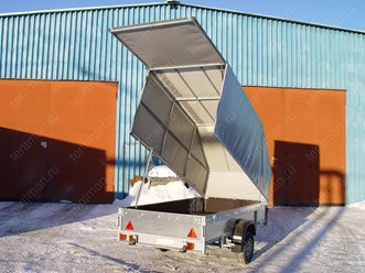 Каркас и тент прицепа
