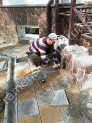 Укладка тротуарной плитки