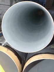 Трубы стальные с внутренним эпоксидным защитным покрытием (Технические условия 1390-004-48276800-2016), с применением эпоксидных красок, это покрытие имеет высокий коэффициент износостойкости