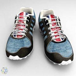 kd3d Создание и визуализация 3d модели обуви