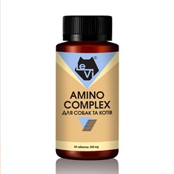 Амино Комплекс для собак и котов LeVi 500 mg 30 таблеток le-vi.com.ua/ru/immunitet-i-vosstanovlenie-sil/amino-kompleks-amino-complex