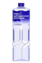 Вода питьевая "Старо-Мытищинский источник" Премиум негазированная 1л. Упаковка 6 шт.