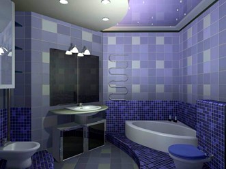 Ремонт в ванной комнате и туалете  от компании Украсим дом http://ukrasimdom.com/