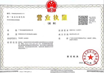 Имеем официальную регистрацию в Китае и лицензию на ведение бизнеса