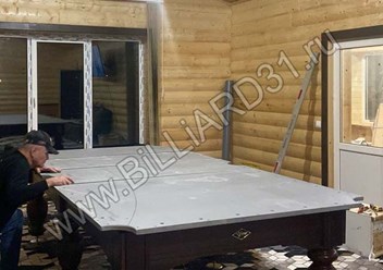 Сборка бильярдного стола ОЛИМП