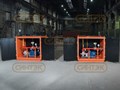 Насосно-счетные установки СИНТЭК-Н-С-220 в производственном цехе перед транспортировкой к Заказчику