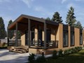 Каркасный дом 77 м2