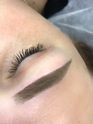 Перманентный макияж. Пудровые брови.