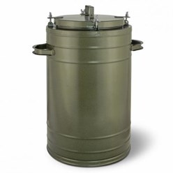 Термос армейский ТГ-36. Термос для еды с широким горлом металлический с колбой из нержавеющей стали емкость 36 литров. Оборудование для общепита и торговли. www.torg-snab.com