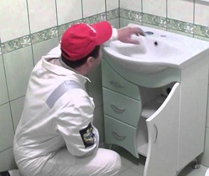 Установка раковин