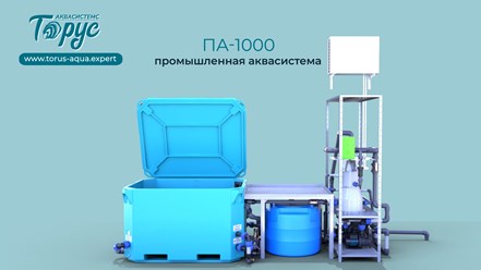 Промышленная аквасистема для содержания морепродуктов.