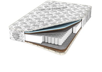 Пружинная серия "Комфорт".
Модель "Медиум-кокос".
Данная серия включает в себя самые ходовые модели в том числе модели с комбинированной жесткостью. Модель на фото (Средней жесткости-жесткая).