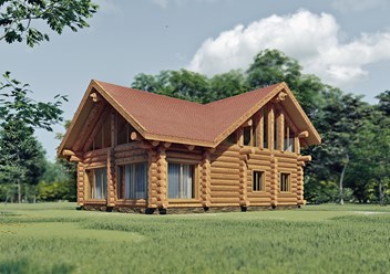 Рубленный дом из сибирской сосны