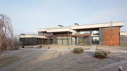 Проект загородного дома "Hampton house"