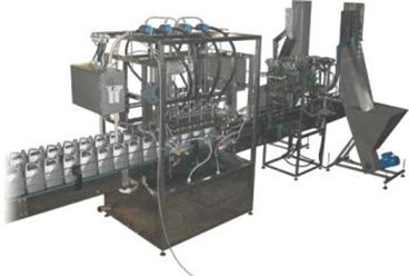 Автомат розлива вязких жидкостей.
Машина специально разработана для работы с густыми продуктами и может быть использована в химической, фармацевтической и пищевой промышленностях.