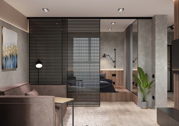 Project "Perfection" - дизайн двухкомнатной квартиры 53 м2 в Хабаровске. Студия дизайна интерьеров INGAIN