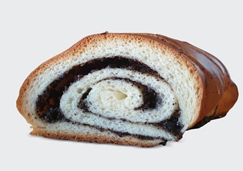 Рулет с маком, изготовленный на универсальной линии для формовки хлебобулочных изделий UNI COMPACT