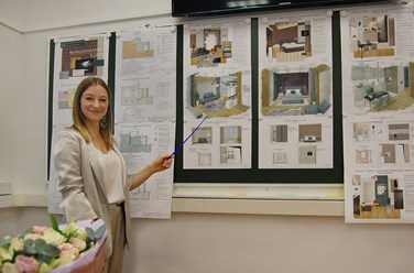 На занятиях в Школе Архитектуры и Дизайна