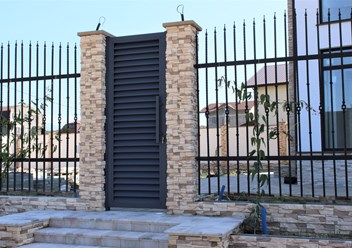 Калитка жалюзи гамма