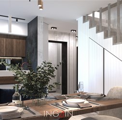 Project "Space" - дизайн двухуровневых 111 м2 в Хабаровске. Студия дизайна интерьеров INGAIN