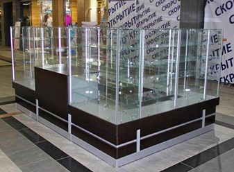 Торговый островок, витрина