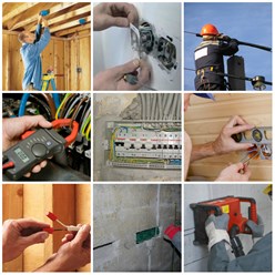 Электромонтаж любой сложности, работа на высоте, в труднодоступных местах