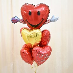 Букет воздушных шаров с гелием для любимого человека