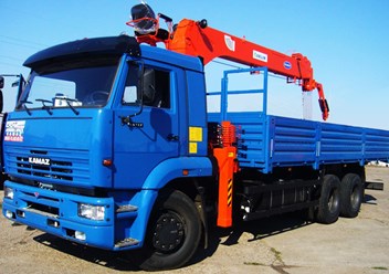 Спецтехника в аренду - КАМАЗ 65117 с КМУ (манипулятор)  и др.