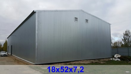 Изготовили и смонтировали холодный склад размерами 18х52х7,2