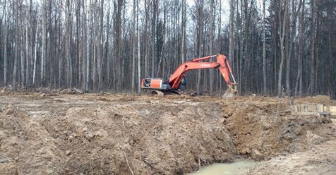 Производство земляных работ в Электростали. Подготовка участка к строительству, расчистка территории, выравнивание участка.