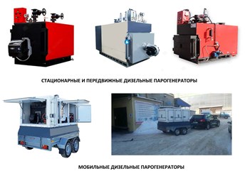 Купить парогенератор промышленный дизельный