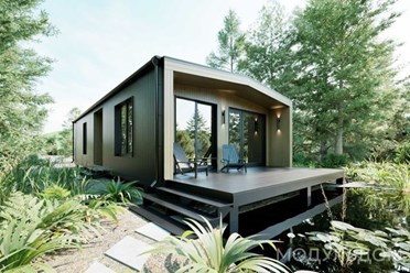 Модульный дом проект Барн-59
Модульные дома в стиле барнхаус - это сочетание минимализма, деревенского направления и лофта. Одноэтажный барнхаус под ключ с коммуникациями. Цену можно узнать на сайте