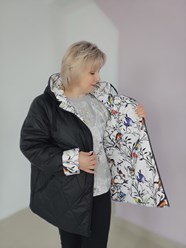 Куртка двусторонняя утепленная на заказ любой длины и любого размера