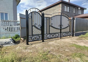 Мечтаете о кованых воротах? Теперь это доступно! 💰 Рассрочка и кредит, высокое качество и выгодные цены. #КованыеВорота #Рассрочка #ВыгодноеПредложение