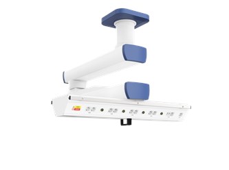 Потолочная медицинская консоль двухплечевая CADUCEUS C2E-AL