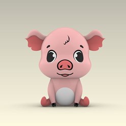 Надувная свинка