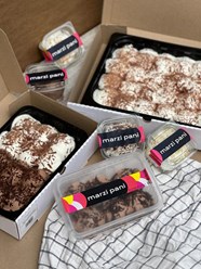 Профитроли
▪️ 1 шарик = 0,1 кг
▫️ 6 шариков = 0,25 кг
▪️ 12 шариков = 0,5 кг
▫️ 24 шарика = 1 кг
🥧 Сливочные
🥧 Шоколадные
🥧 Карамельные 
🥧 Лимонные 
🥧 Ассорти сливочно-шоколадное
🥧 Ассорти 4 в 1