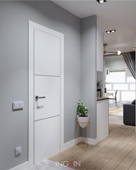 Project "Pink Wall" - дизайн квартиры студии 23 м2 в Санкт-Петербурге. Студия дизайна интерьеров INGAIN