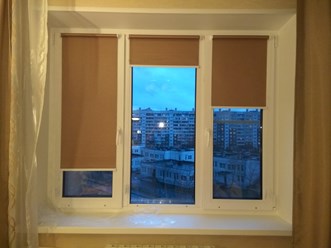 Кассетные роллайты на окна-ткань блэкаут