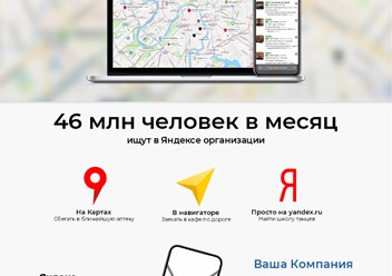 Добавим вашу компанию на Яндекс, Google и 2ГИС: укажем адрес, контакты, режим работы, фото и товары/услуги с SEO-описанием. Ваш бизнес найдут миллионы клиентов по всей России.Продвигаем местоположение